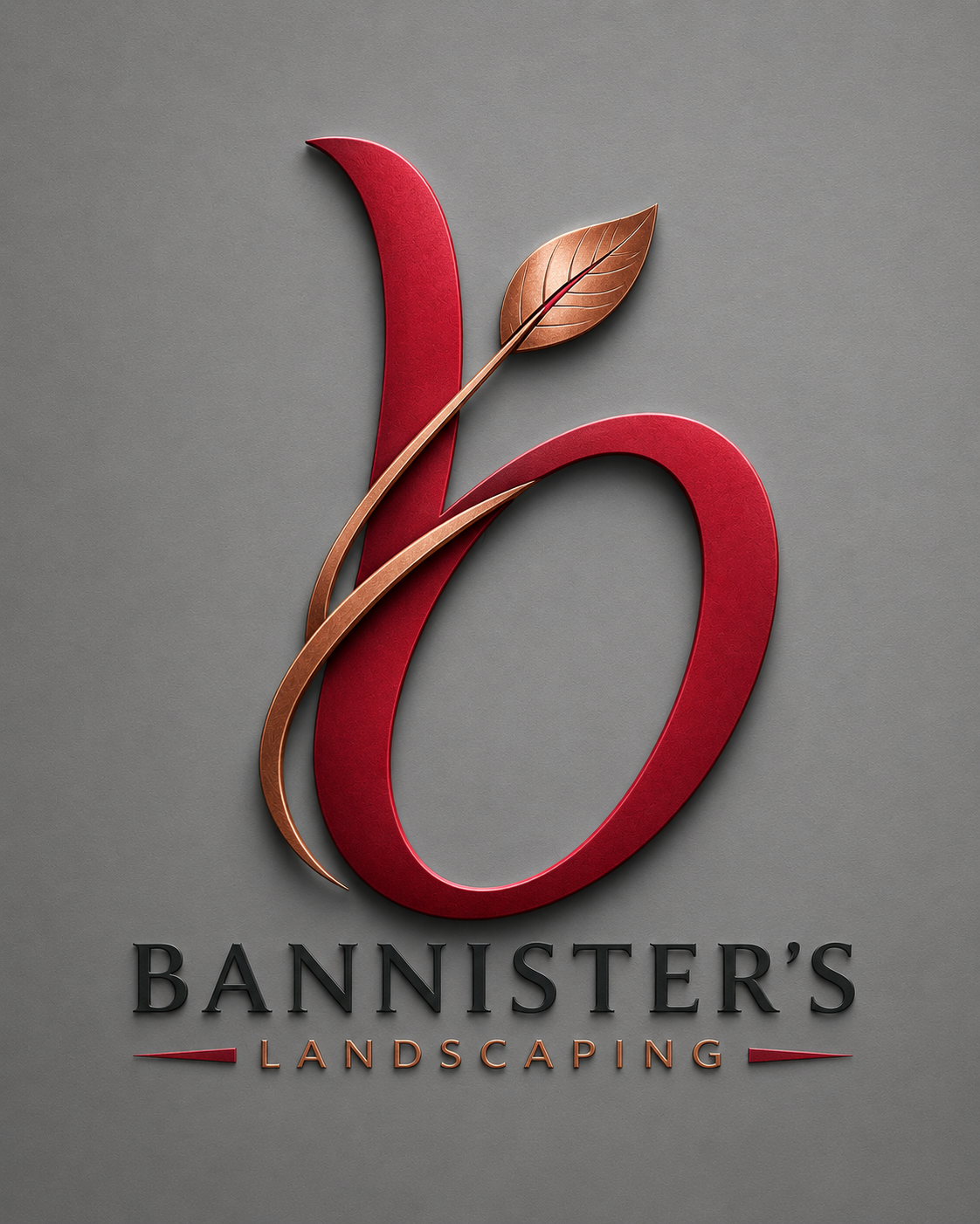 Bannister's Landscaping logo